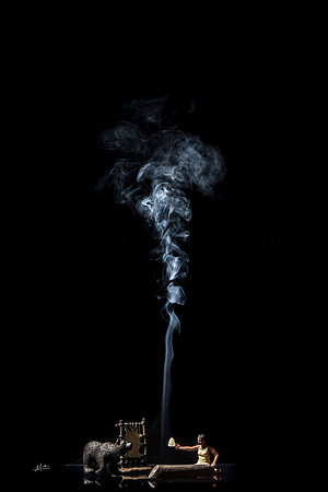 Smoke sent