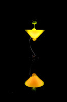 Yellow Mirror Glass