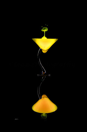Yellow Mirror Glass