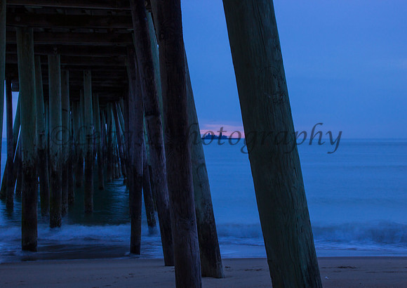 Ocean Front Pier US Ship return home